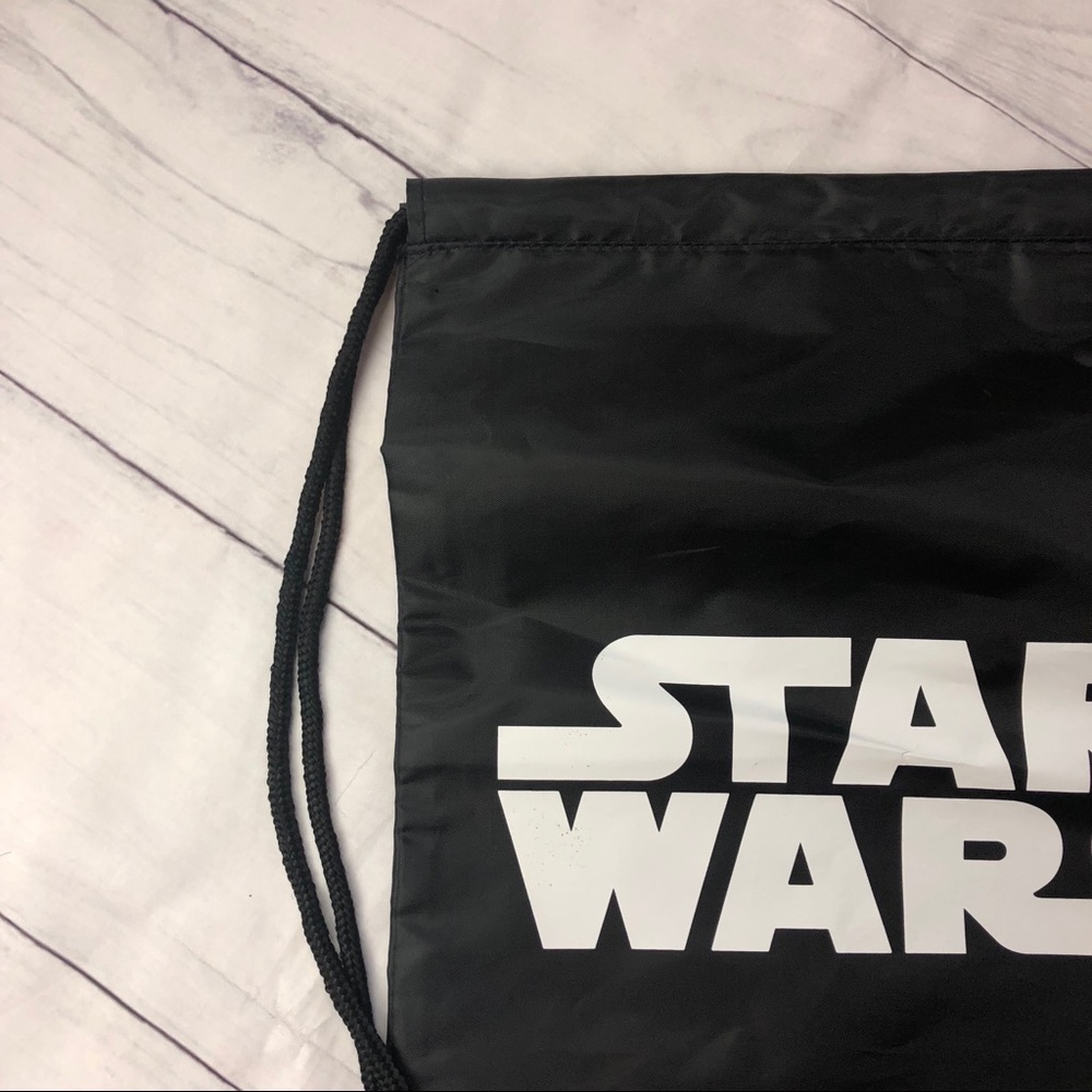 Star Wars New Cinch Sack Bag Backpack Black Unisex - Picture 2 of 6